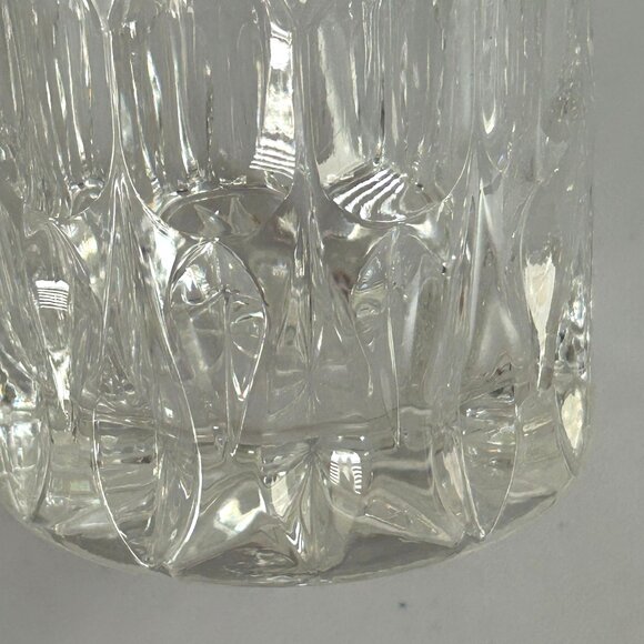 Crystal Double Old Fashion Rocks Glass Set of 3 Glasses Whiskey Barware - Picture 2 of 10